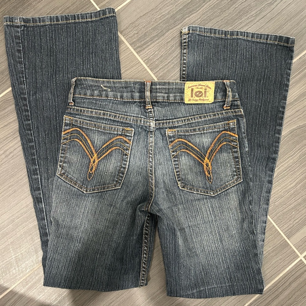 Flared Deadstock Blue Jeans